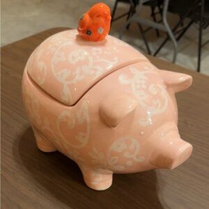 Pink Pig Cookie Jar